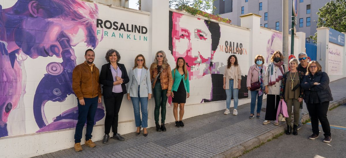 Un mural de arte urbano acerca a siete mujeres que dejaron huella en la ciencia 